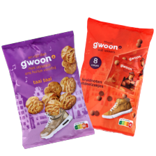 g’woon taai taai zak à 500 gram
g’woon kruidnoten
uitdeelzak naturel
zak à 400 gram